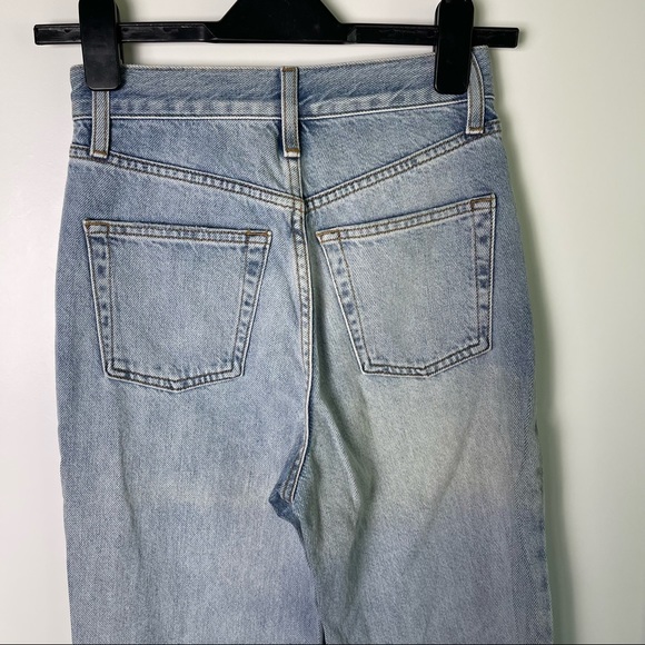 Topshop High Rise Straight Leg Jeans - Picture 5 of 9